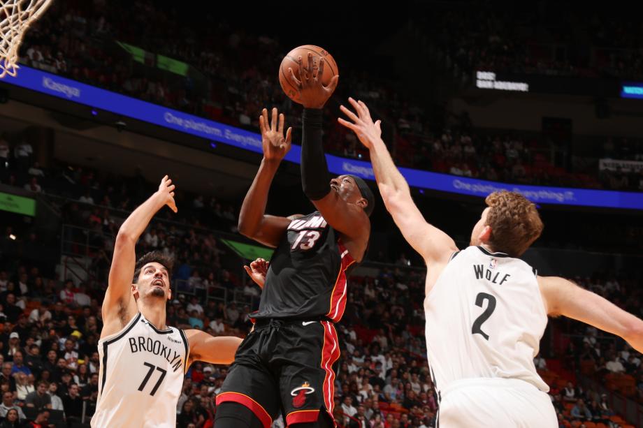 [图]阿德巴约23+9+6希罗22+3 热火送篮网9连败